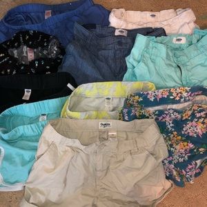 10 girls size 10-12 shorts bundle